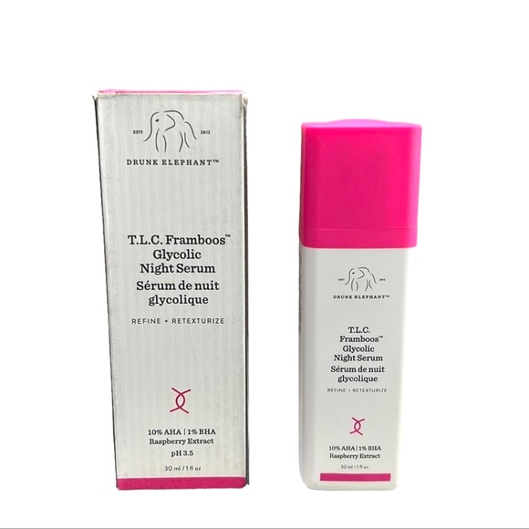 Drunk Elephant Other - New! DRUNK ELEPHANT | T.L.C. Framboos Glycolic Night Serum